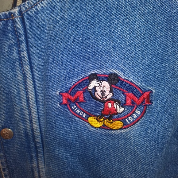 MICKEY MOUSE DISNEY JEAN COAT #1 - Picture 2 of 8